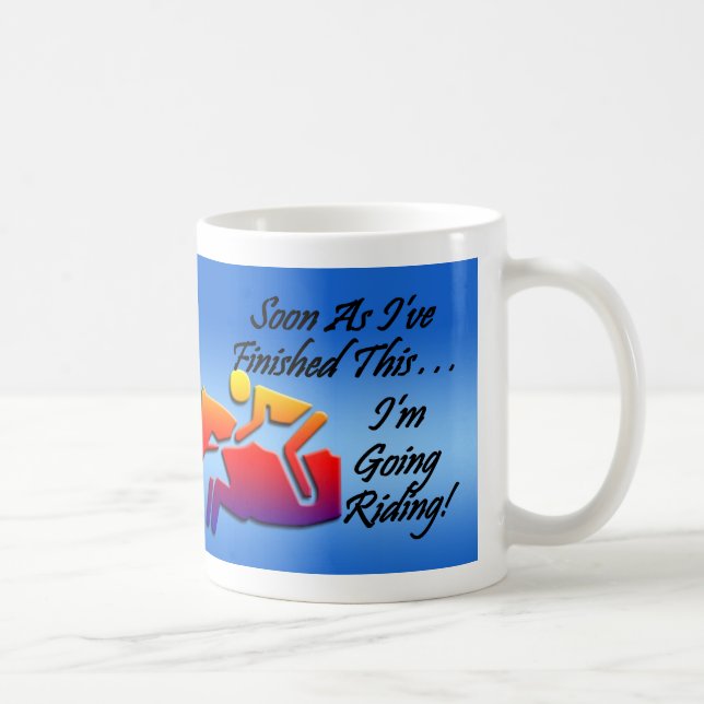 Taza De Café Horse Riding Mug (Derecha)