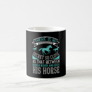 Taza De Café Horse Secret Between Rider And His Horse