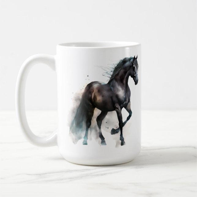 Taza De Café Horse Series 15 oz Classic Mug (Izquierda)