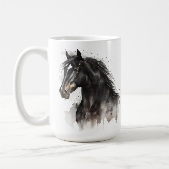 Taza De Café Horse Series 15 oz Classic Mug (Izquierda)