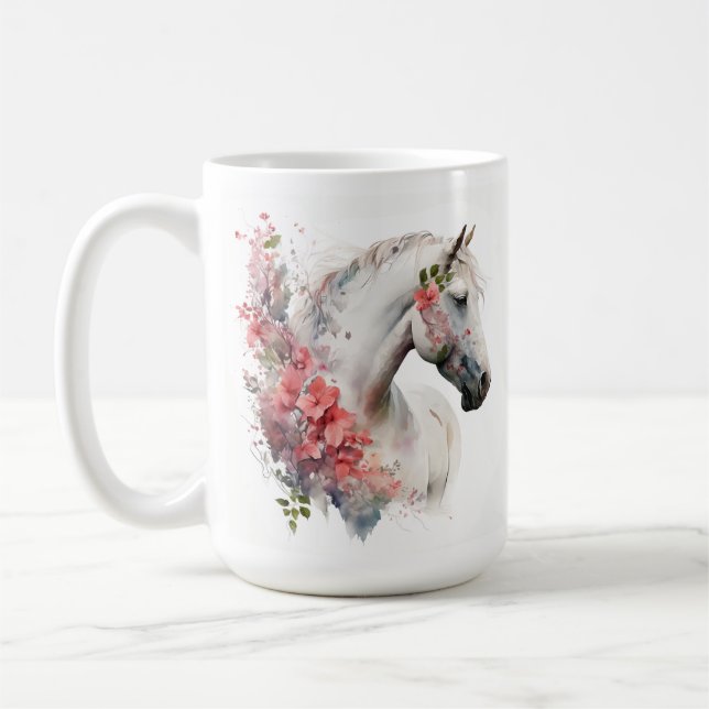 Taza De Café Horse Series 15 oz Classic Mug (Izquierda)
