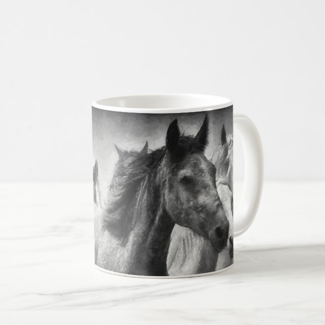 Taza De Café Horse Stampede Mug (Anverso derecho)
