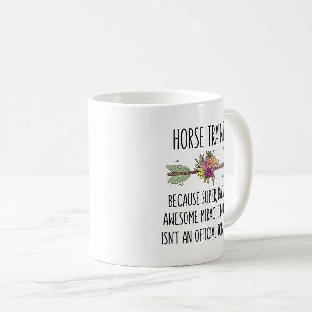 Taza De Café Horse Trainer Gift Idea Coffee Mug (Anverso derecho)