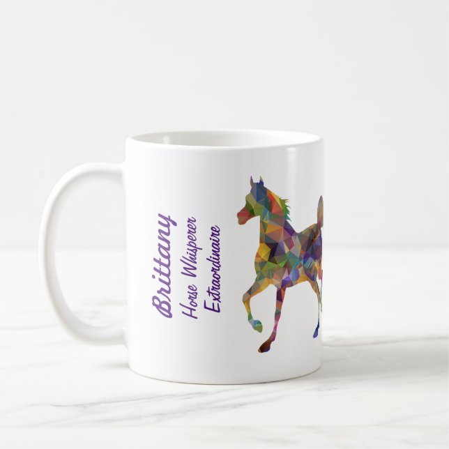 Taza De Café Horse Whisperer Amo Caballos Nombre Leftie (Izquierda)