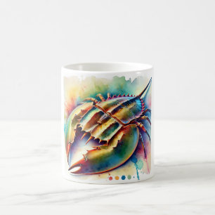 Taza De Café Horseshoe Crab 231024AREF145 - Watercolor