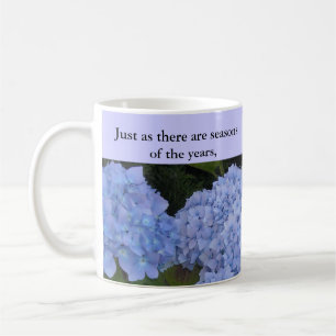 Taza De Café Hortensias de las Estaciones de nuestras Vidas