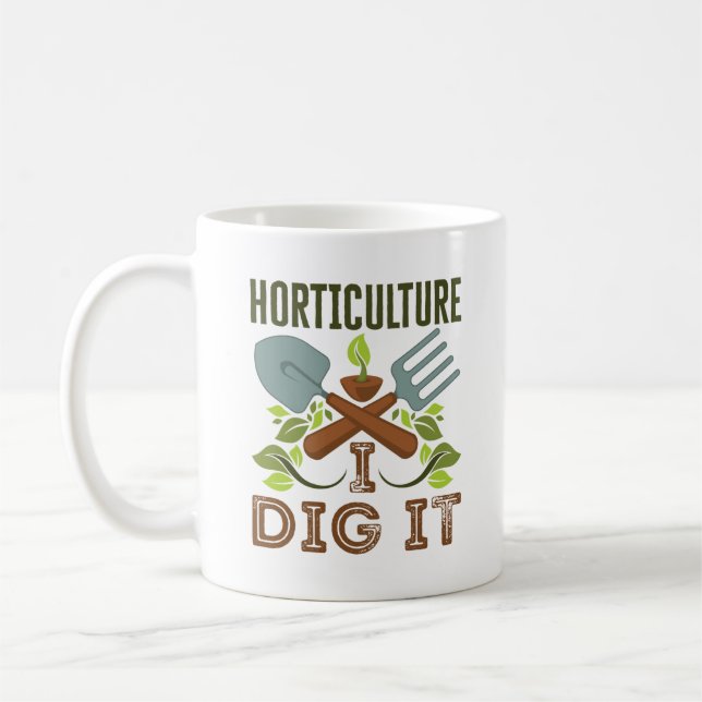 Taza De Café Horticultura que cavo (Izquierda)
