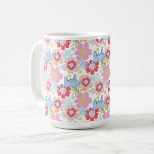 Taza De Café Horton oye a Quién Patrón de flores pastel