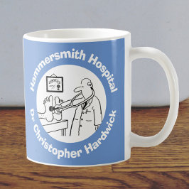 Taza De Café Hospital, Clínica o Cirugía con Nombre.