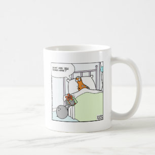 Taza De Café Hospital de Bolos Camisetas Divertidas Tarjetas Ta