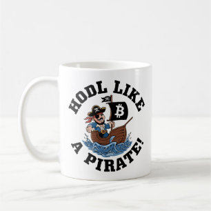 Taza De Café ¡HOSTÉNGASE como un pirata! - Mar criptográfico to