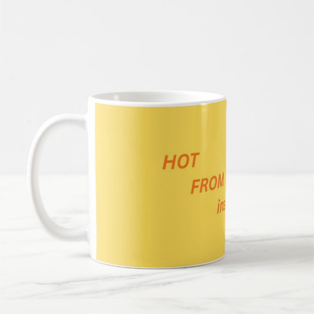 Taza De Café Hot from Inside Mug (Izquierda)