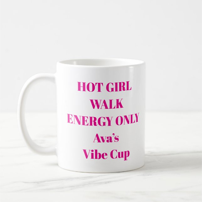 Taza De Café Hot Girl Walk Energy Mug (Izquierda)