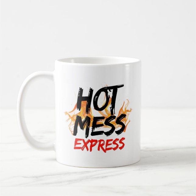 Taza De Café Hot Mess Express (Izquierda)