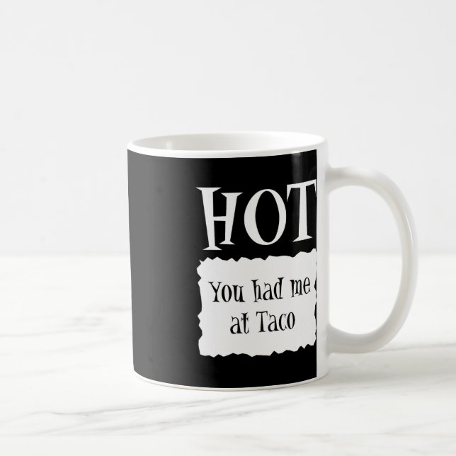 Taza De Café HOT - Paquete caliente Taco de Halloween Costume 1 (Derecha)