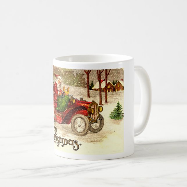 Taza De Café Hot Rod Santa (Anverso derecho)
