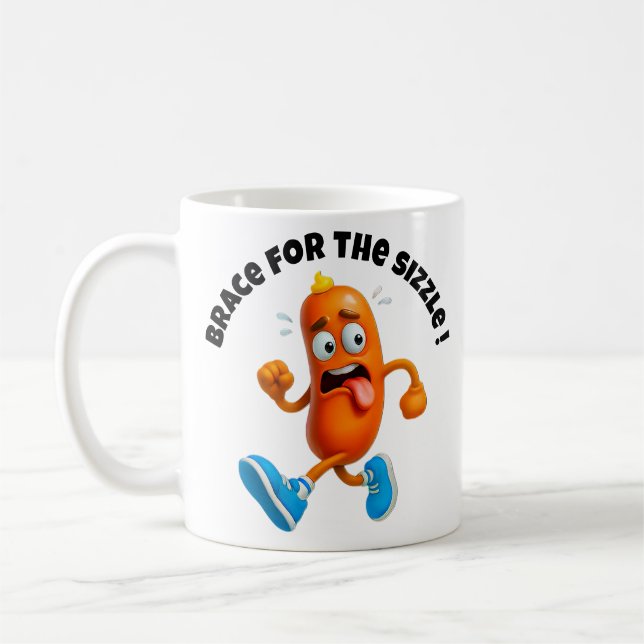 Taza De Café Hot Sausage Escape Plan (Izquierda)