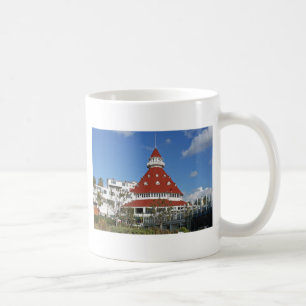 Taza De Café Hotel Del Coronado de la playa