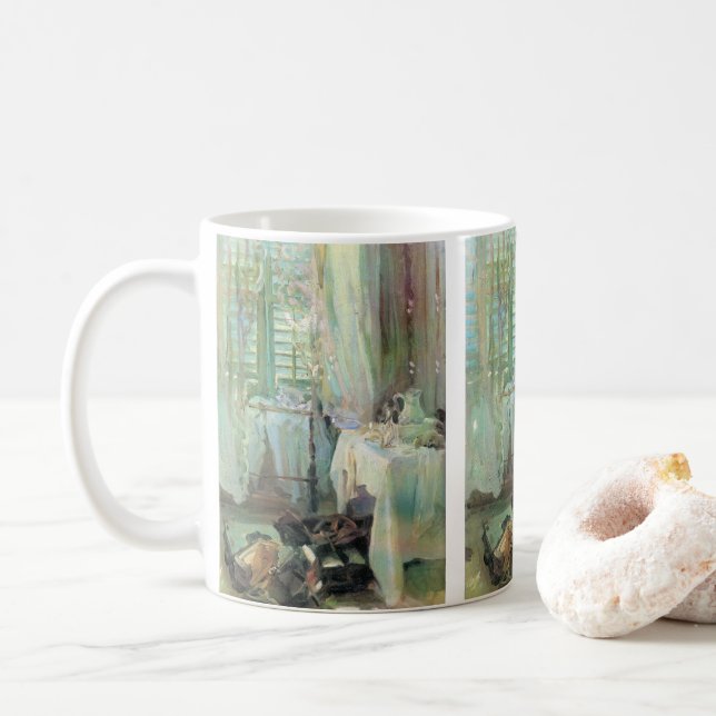 Taza De Café Hotel Room by John Singer Sargent (Con donut)