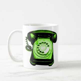 Taza De Café Hotline Green