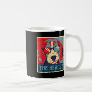 Taza De Café Hound D, Mascota de animales ventilado del Poster 