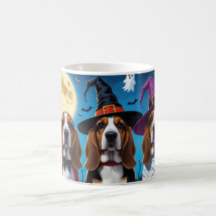 Taza De Café Hound Hound Dogs Pumpkin Halloween Funny