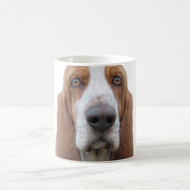 Taza De Café Houndie Basset Hound (Centro)