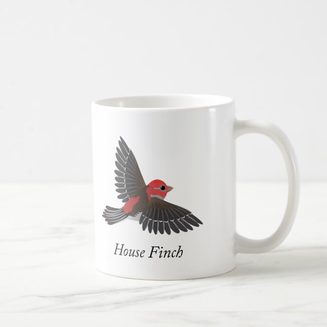Taza De Café House Finch (Derecha)
