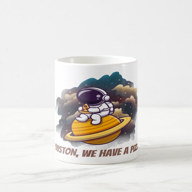 Taza De Café Houston, tenemos una pizza (Centro)