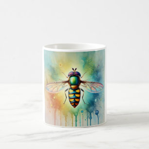 Taza De Café Hoverfly in the Summer Light 110924AREF129 - Water