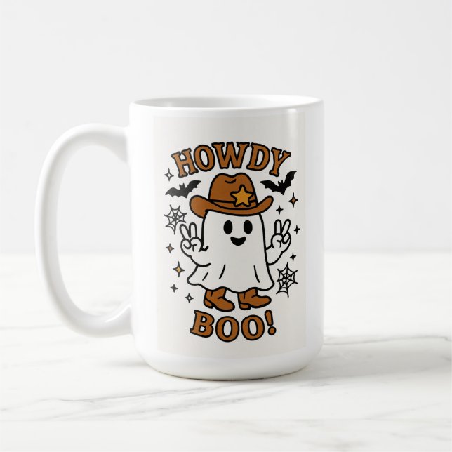 Taza De Café Howdy Boo Mug (Izquierda)
