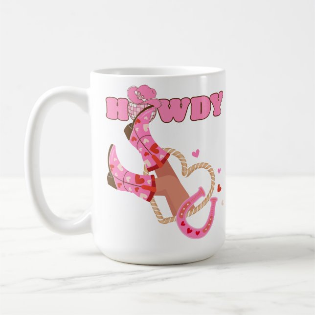 Taza De Café Howdy Cowgirl (Izquierda)