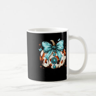 Taza De Café Howdy Fall Western Coquette Bow Pumpkin Halloween