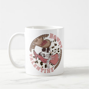 Taza De Café Howdy Valentine Skeleton