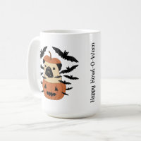 Howl-O-Ween Pug en una linterna Jack-O con murciél