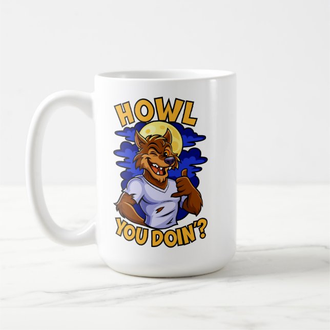 Taza De Café Howl You Doin (Izquierda)
