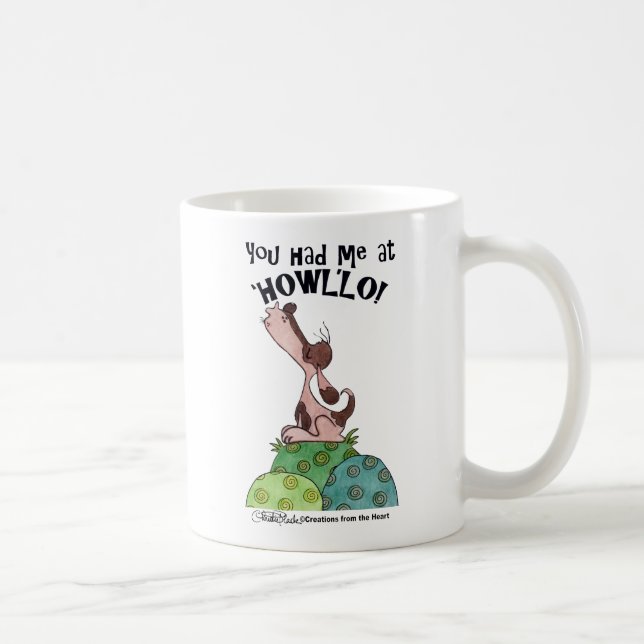 Taza De Café Howler Dog (Derecha)