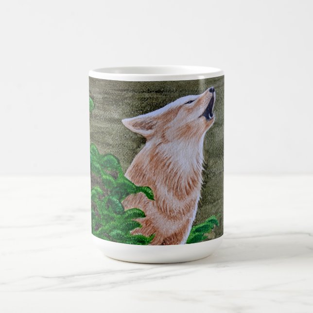 Taza De Café Howling Coyote (Centro)