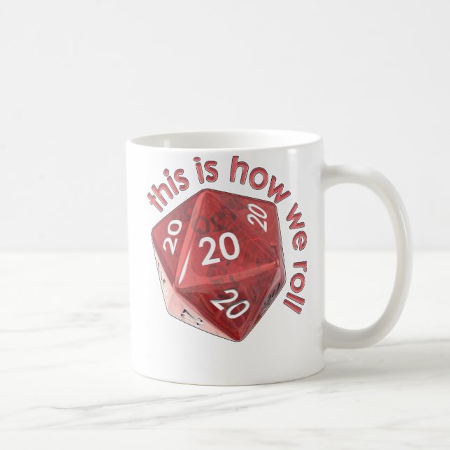 Taza De Café HowWeRoll20s (Derecha)
