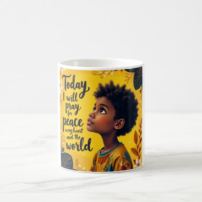Taza De Café Hoy alabaré a Dios. (Centro)
