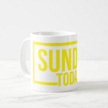hoy domingo mug, domingo amarillo hoy café