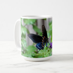 Taza De Café Hoy Elijo Alegría, Mariposa Bonito
