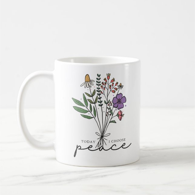 Taza De Café Hoy elijo la paz (Izquierda)