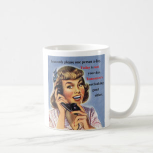 Taza De Café Hoy no es tu día - Retro Image Mug