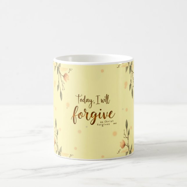 Taza De Café Hoy, perdonaré como Cristo me perdona. (Centro)