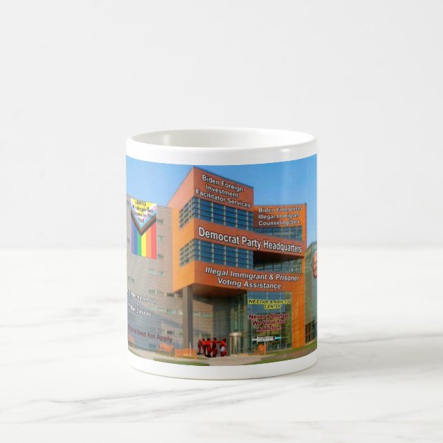Taza De Café HQ demócrata (Centro)