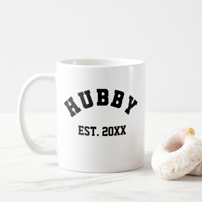 Taza De Café Hubby Groom  (Con donut)