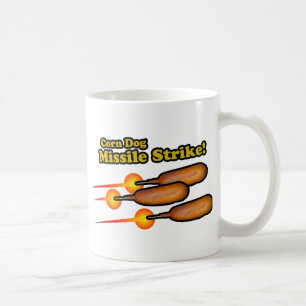 Taza De Café Huelga de misil de perro de maíz
