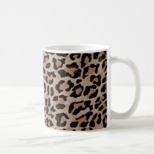 Taza De Café huella de leopardo de cheetah