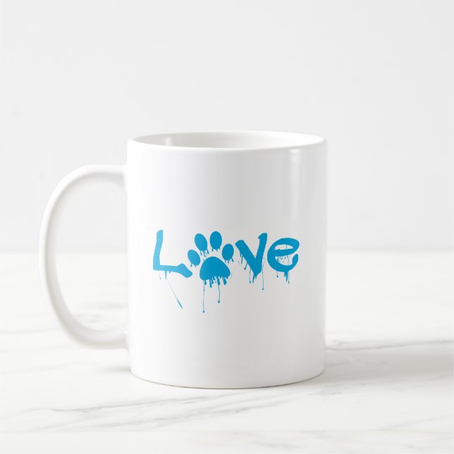 Taza De Café Huella de pata     (Izquierda)
